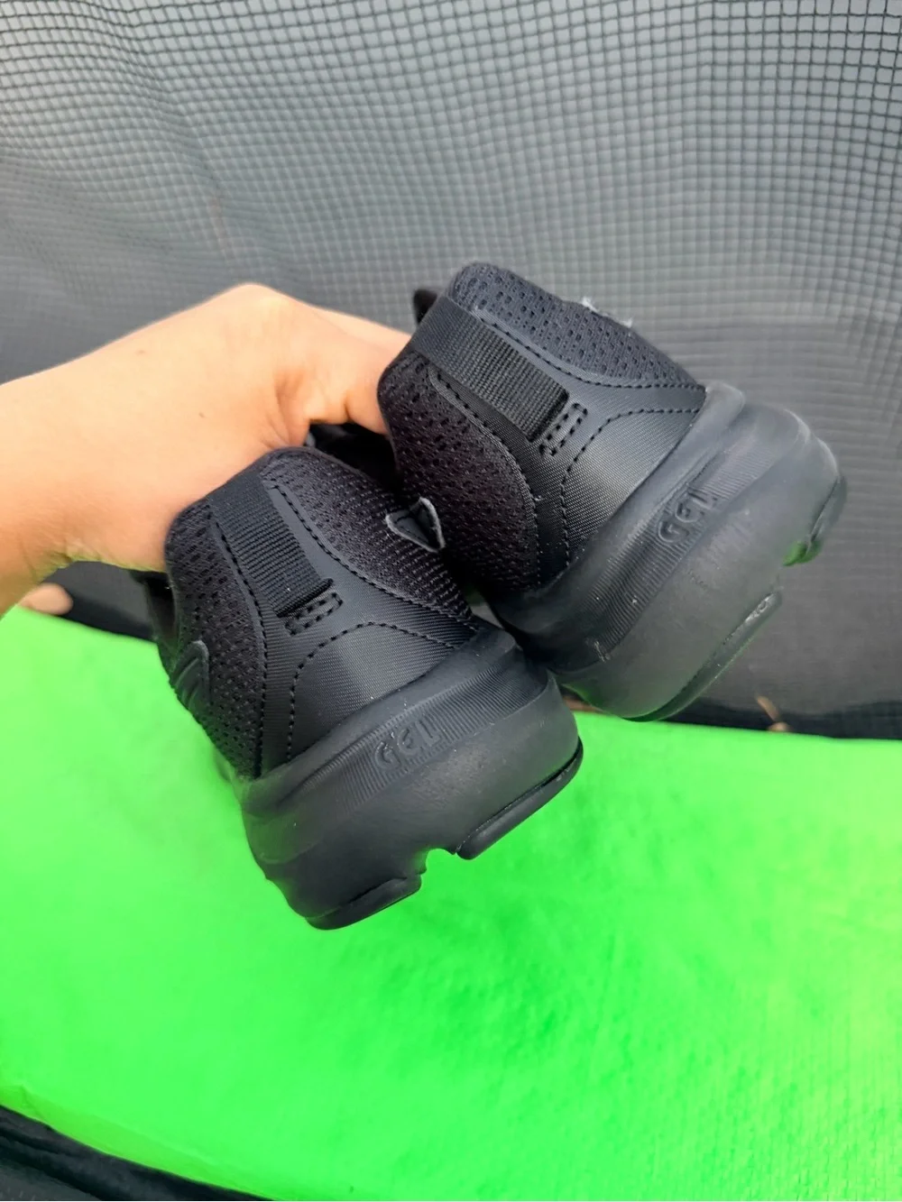Oasis Men's All-Black Breathable Athletic Sneakers